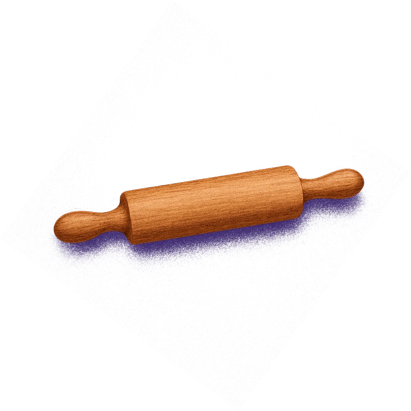 Скалка на фоне