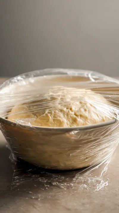 Тесто убрано в холодильник на 10-15 минут